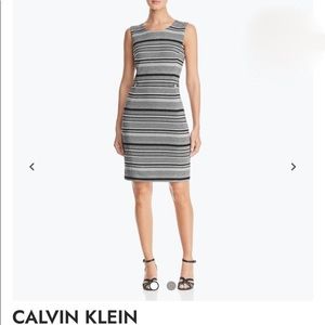 Calvin Klein jacquard sheath size 14